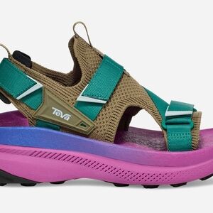 Teva Green and Pink Sport Sandals